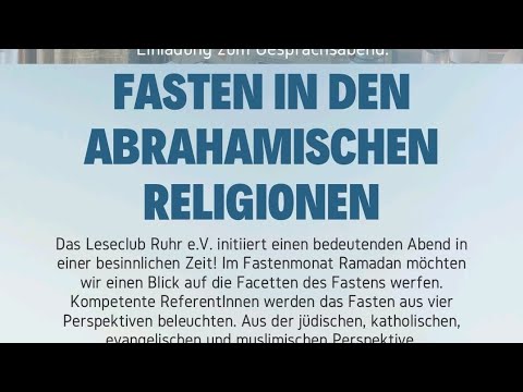 Fasten in den Abrahamischen Religionen: Gemeinsamkeiten und Unterschiede